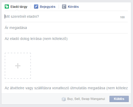 facebook csoport termék eladása funkció 2