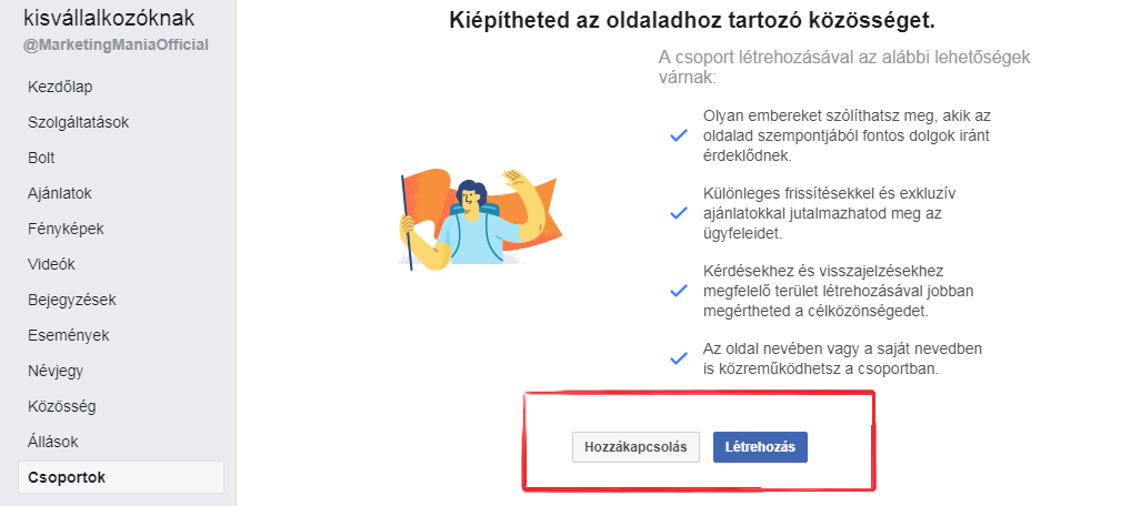 egyetlen facebook találkozó csoport